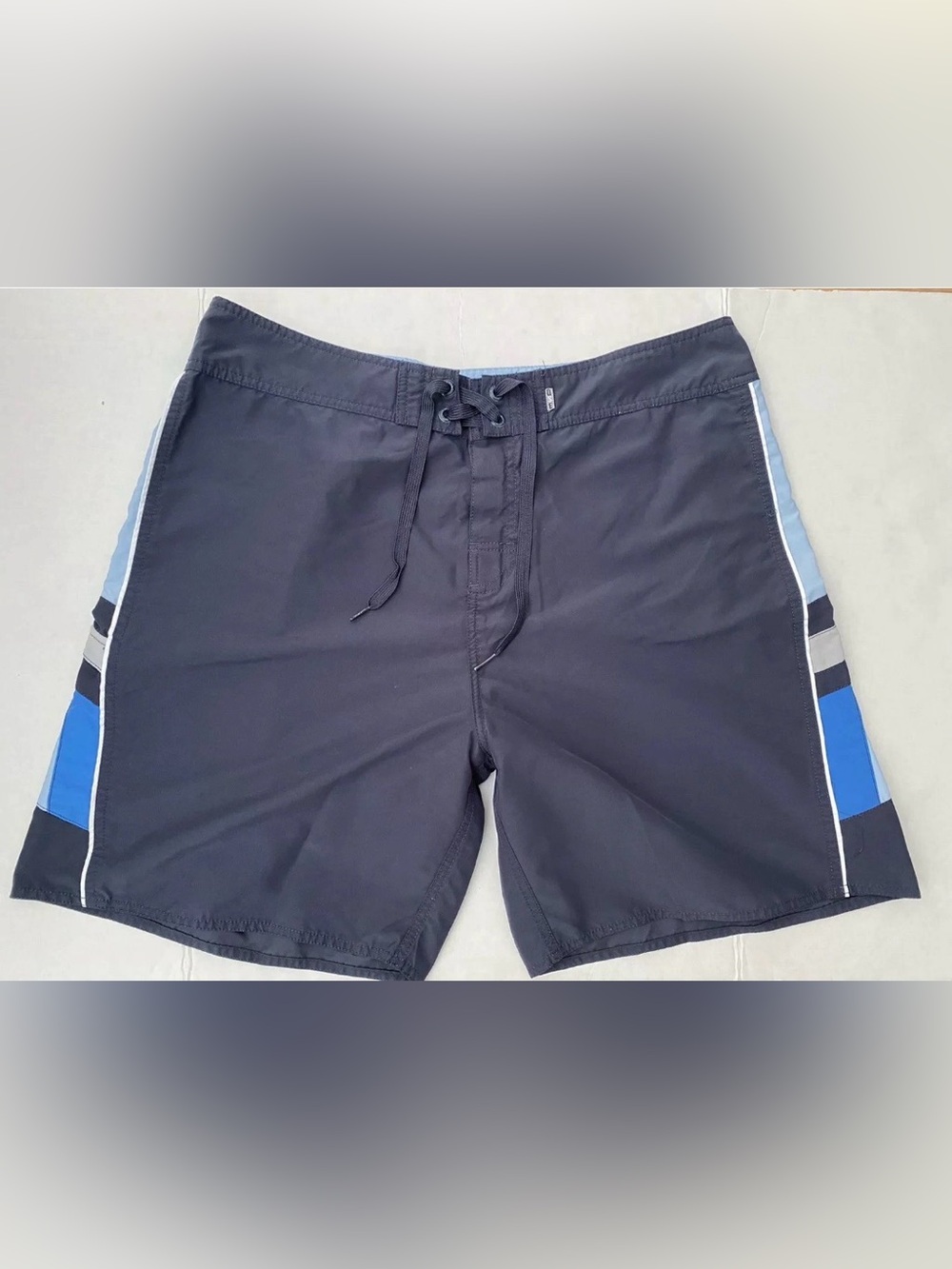 Men's blue Board Shorts with Drawstring